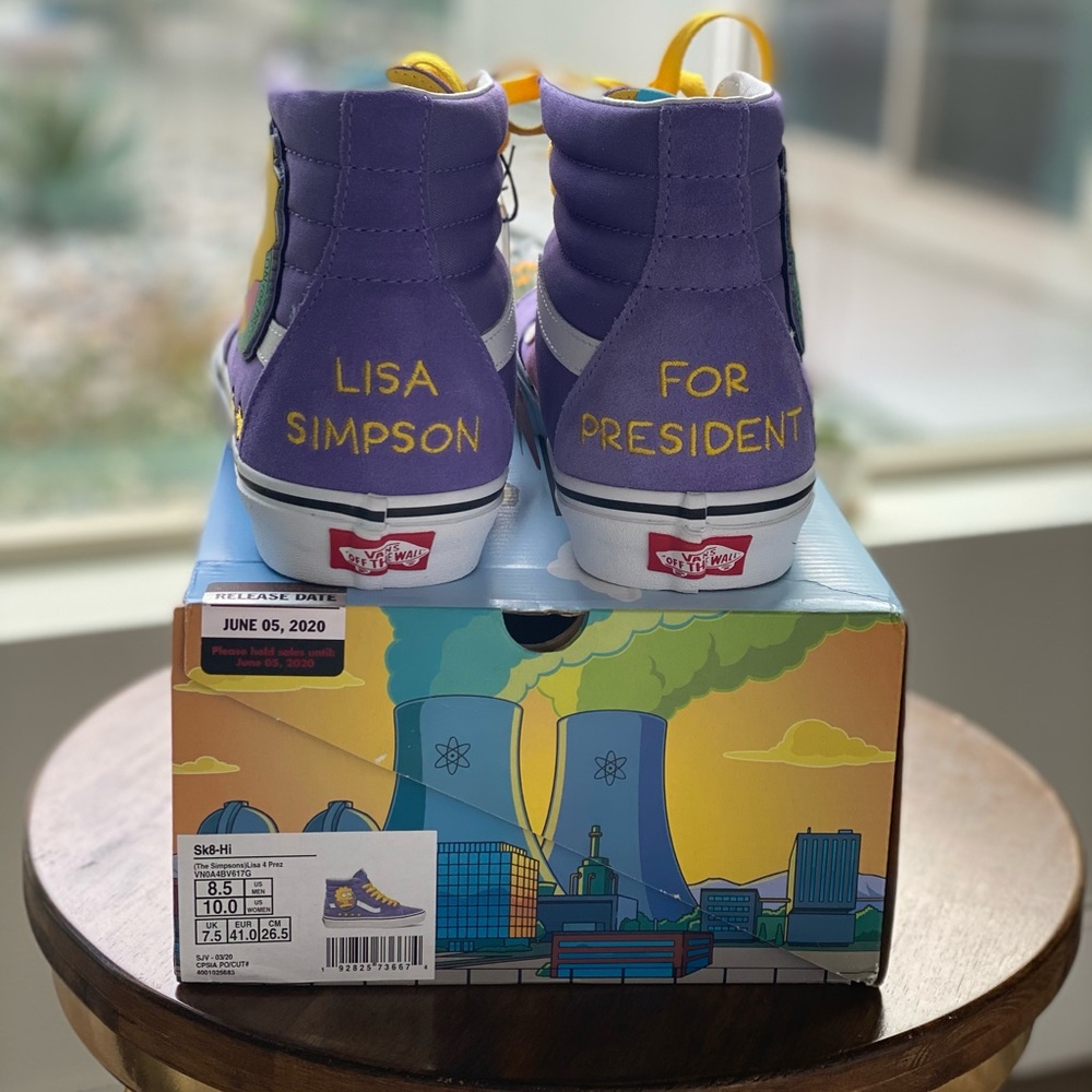 Vans x Simpsons Collab “Lisa for Prez”